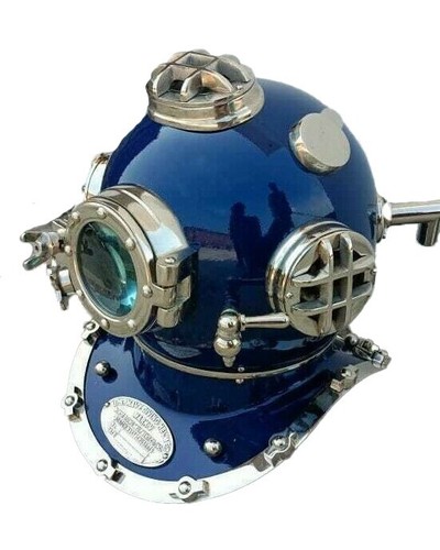 Antico casco subacqueo - , 18"