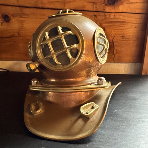 Casco subacqueo ottone rame - subacqueo,