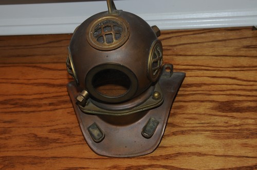 Elmetto subacqueo vintage - , 7"