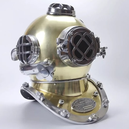 Casco subacqueo acciaio us - casco, 18"